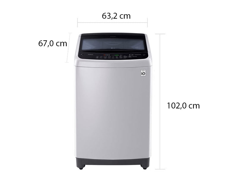 Lavadora LG Carga Superior WT18DV6 18kg/40lb Plateado - Tiendas Metro