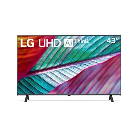 Televisor LG 43 UHD| 4K |Procesador IA α5 | Smart TV |Control de brillo  AI| Alerta deportes