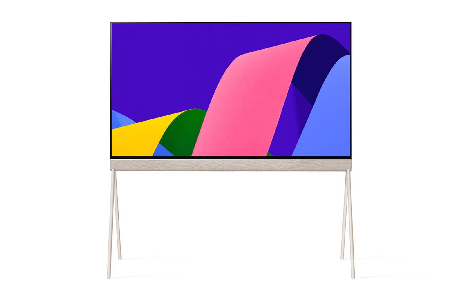 LG OLED | Lifestyle - Objet Collection- Posé 55LX1-4K UHD- Procesador inteligente α9 Gen 5  - Incluye Base tipo stand, 55LX1QPSA