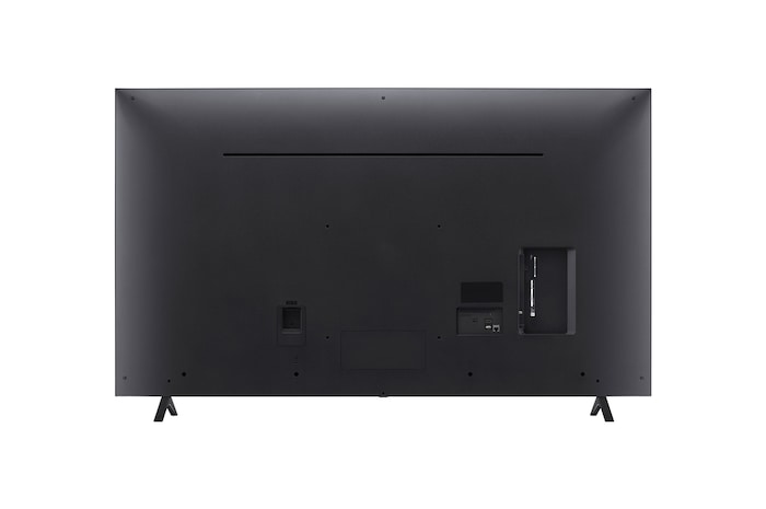 Rear view of LG NanoCell TV, NANO80