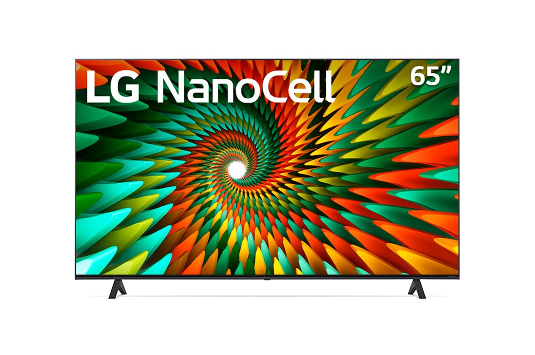 LG Televisor LG  65" NanoCell|4K |Procesador IA α5 | Smart TV|Filtro de color|Filmmaker mode| Incluye Magic Remote, 65NANO77SRA