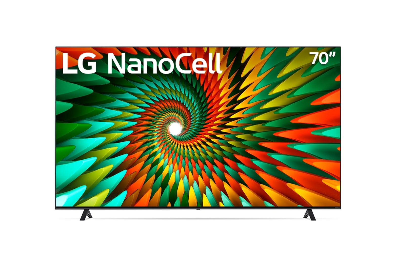 LG Televisor LG 70" NanoCell|4K |Procesador IA α5  | Smart TV|Filtro de color|Filmmaker mode|Incluye Magic Remote, 70NANO77SRA