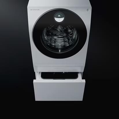 Twinwash feature of LG SIGNATURE Washing Machine.