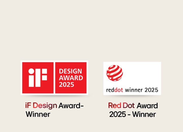Logo iF Design Award 2025 a logo Red Dot Winner 2025.