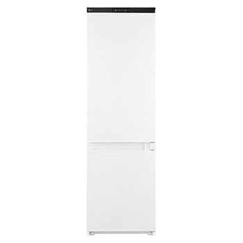 Čelní pohled na 233L Total No Frost™ Vestavná kombinovaná chladnička, bílá GTFN256SET