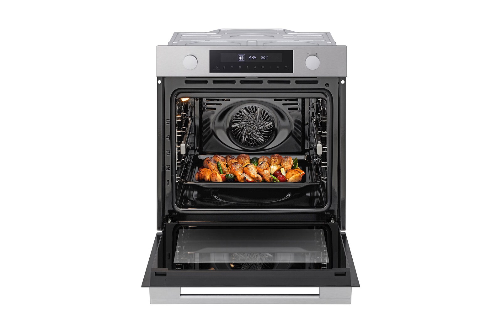front view of lg WS5D7210S with food