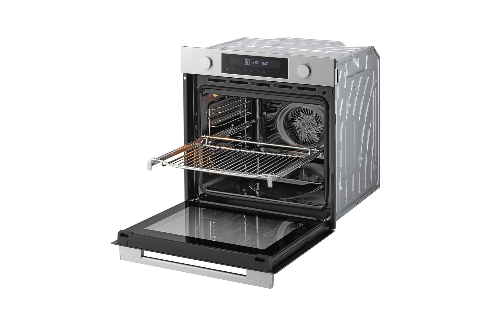 leftside view of lg WS5D7210S with rack