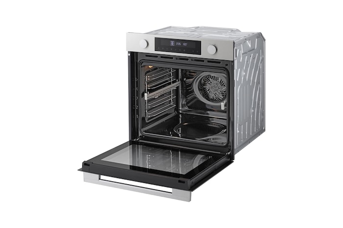 leftside view of lg WS5D7210S with without rack
