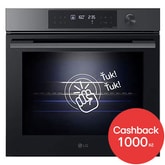 Vestavná trouba LG 76 l InstaView™, EasyClean™, Černá/šedá