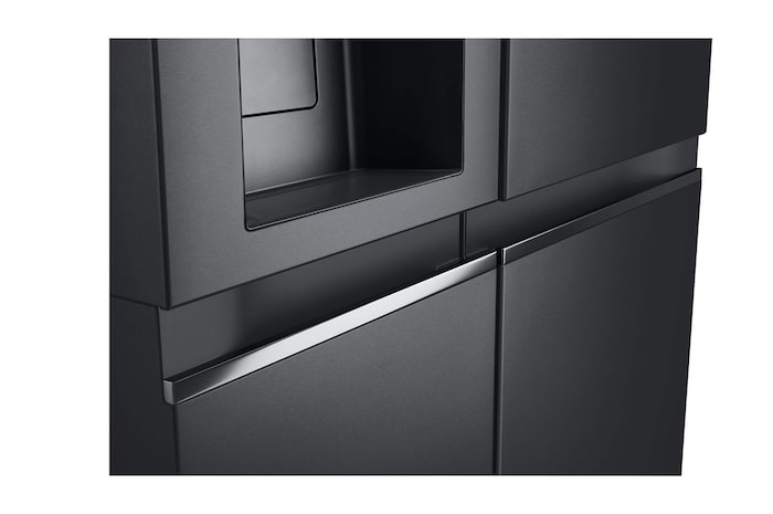 LG Americká chladnička LG | C | 628 l | DoorCooling+™ | UVnano™|Černá/šedá, GSLE91EVAC