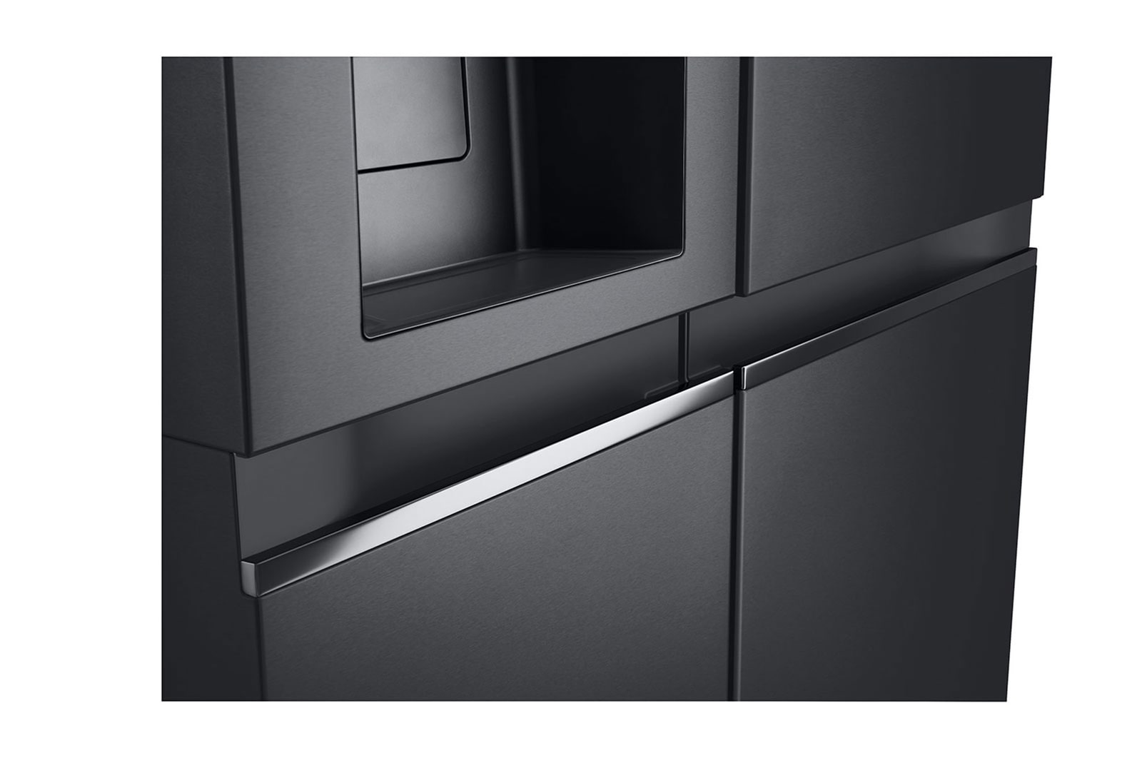 LG Americká chladnička LG | C | 628 l | DoorCooling+™ | UVnano™|Černá/šedá, GSLE91EVAC