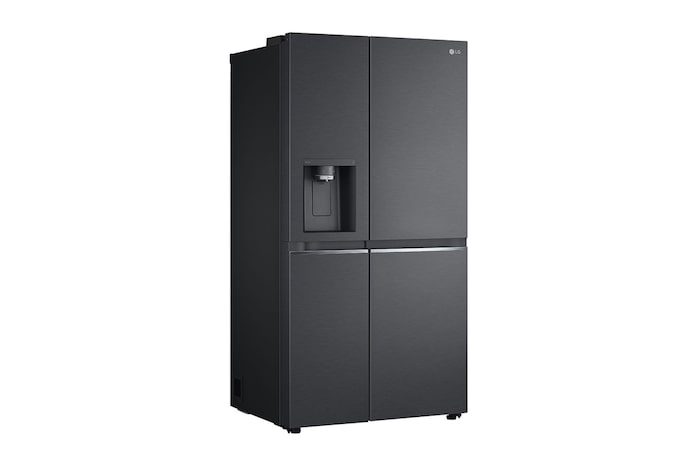 LG Americká chladnička LG | C | 628 l | DoorCooling+™ | UVnano™|Černá/šedá, GSLE91EVAC