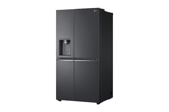 LG Americká chladnička LG | C | 628 l | DoorCooling+™ | UVnano™|Černá/šedá, GSLE91EVAC