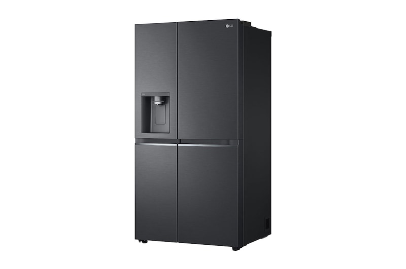 LG Americká chladnička LG | C | 628 l | DoorCooling+™ | UVnano™|Černá/šedá, GSLE91EVAC