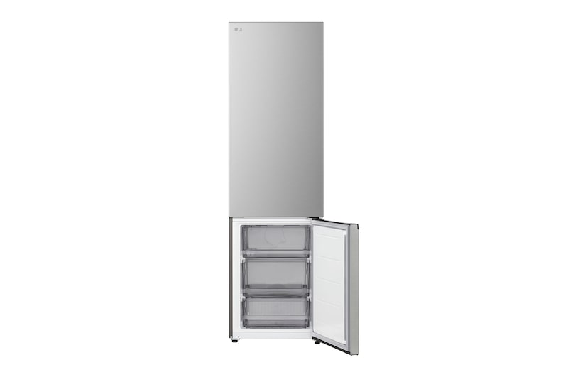 Pohled zespodu na chladničku s mrazničkou LG (gbbs726cpy)