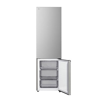 Pohled zespodu na chladničku s mrazničkou LG (gbbs726cpy)