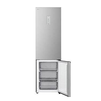 Pohled zespodu na chladničku s mrazničkou LG (gbbs726cpy)