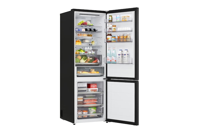 LG bottom freezer (GBBW726AEV) back view showing rear panel