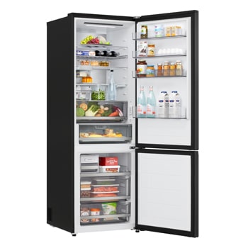 LG bottom freezer (GBBW726AEV) back view showing rear panel