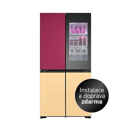 Levně Chladničky multi door LG - E - InstaView™ - MoodUP™