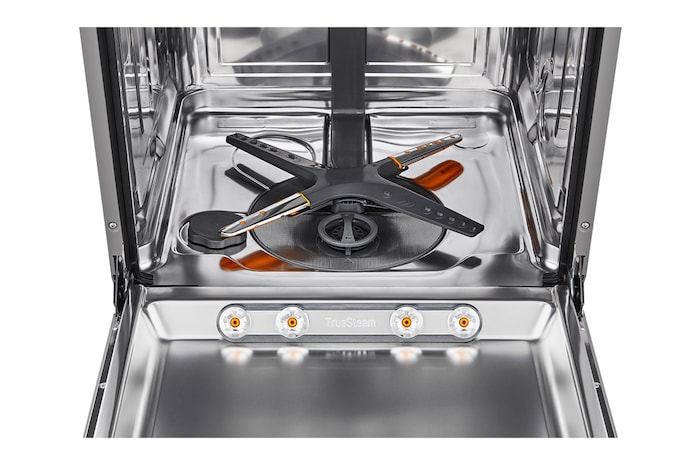 LG Volně stojící parní myčka nádobí LG, Stříbrná, 14 sad nádobí QuadWash™, DF587HVS