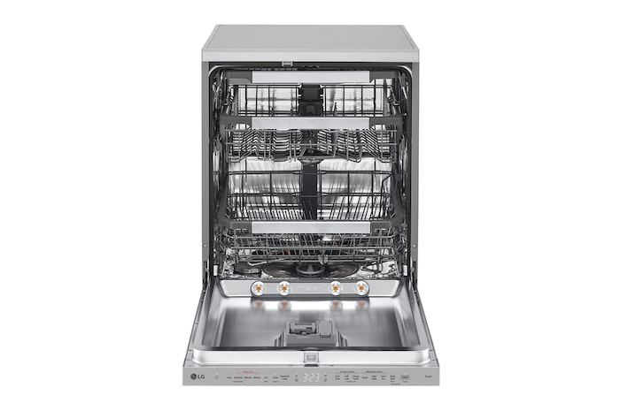 Pohled zepředu s talíři