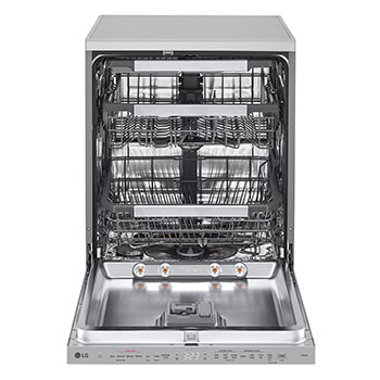 Pohled zepředu s talíři