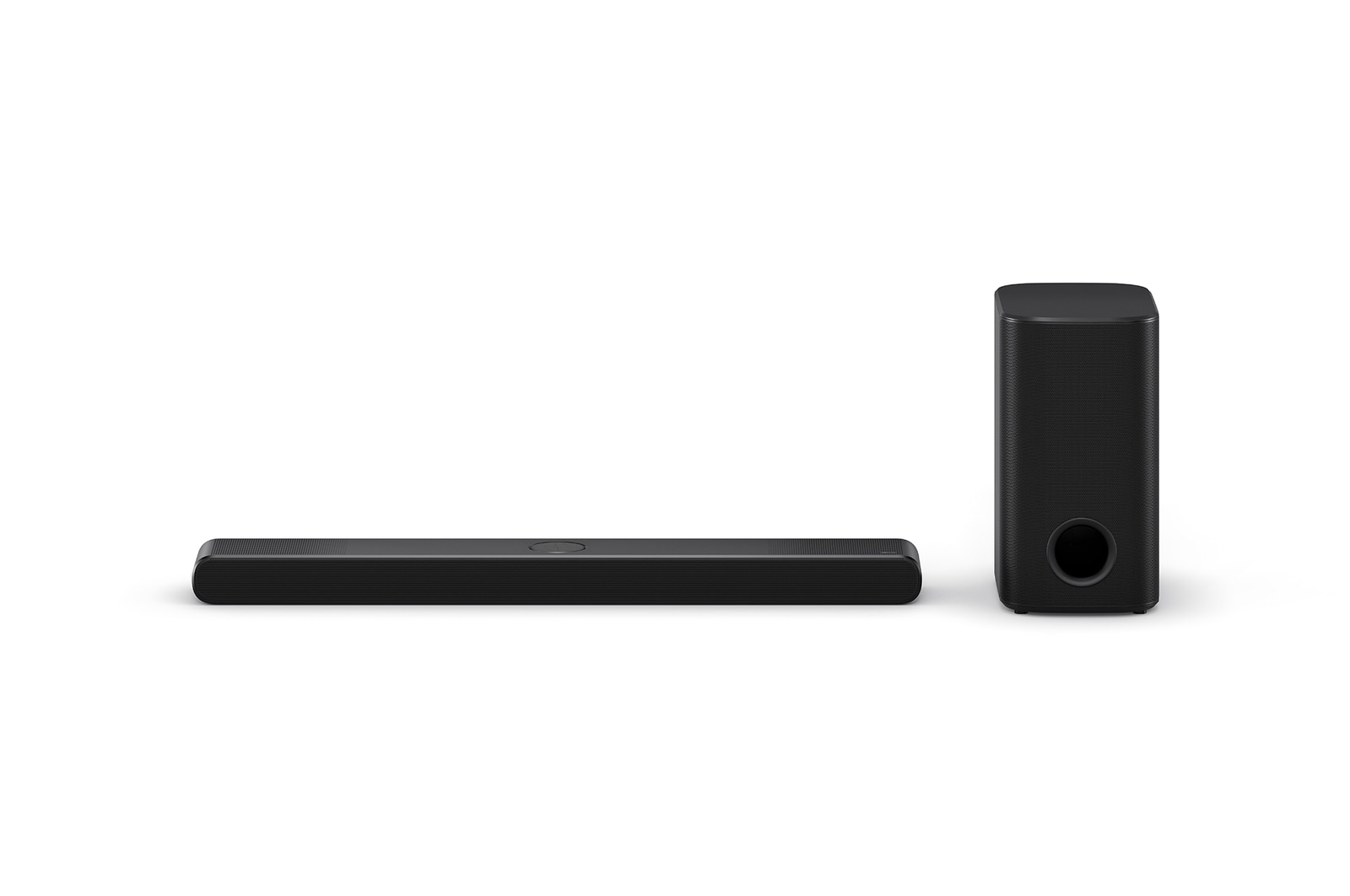 Čelní pohled na LG Soundbar pro TV s Dolby Atmos 3.1.3 kanálem S77TY S77TY