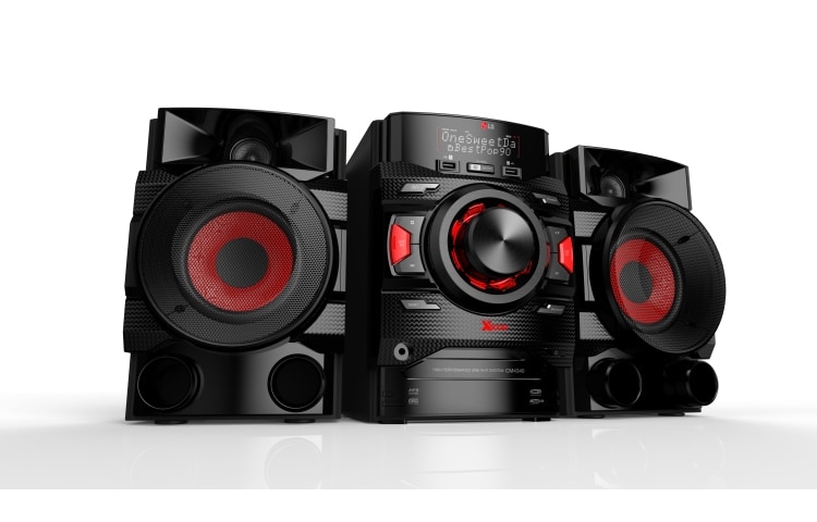 LG Mini systém s CD přehrávačem 220W, duální USB, Portable In, Micro USB, CM4340