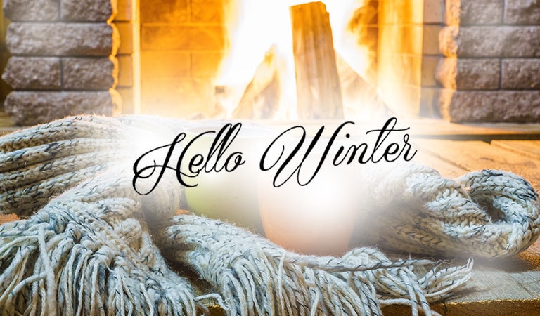 Cozy and warm home "Hello Winter"