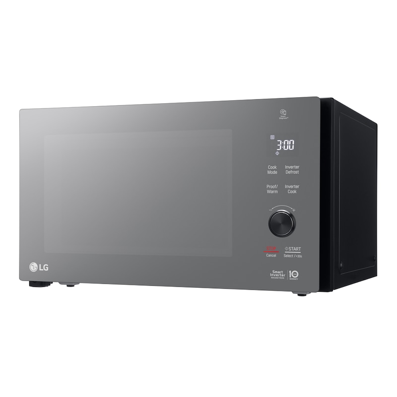 LG Mikrovlnná trouba s grilem | 25 l | Smart Inverter | EasyClean™|Nerez a kouřové sklo, MH6565DPR
