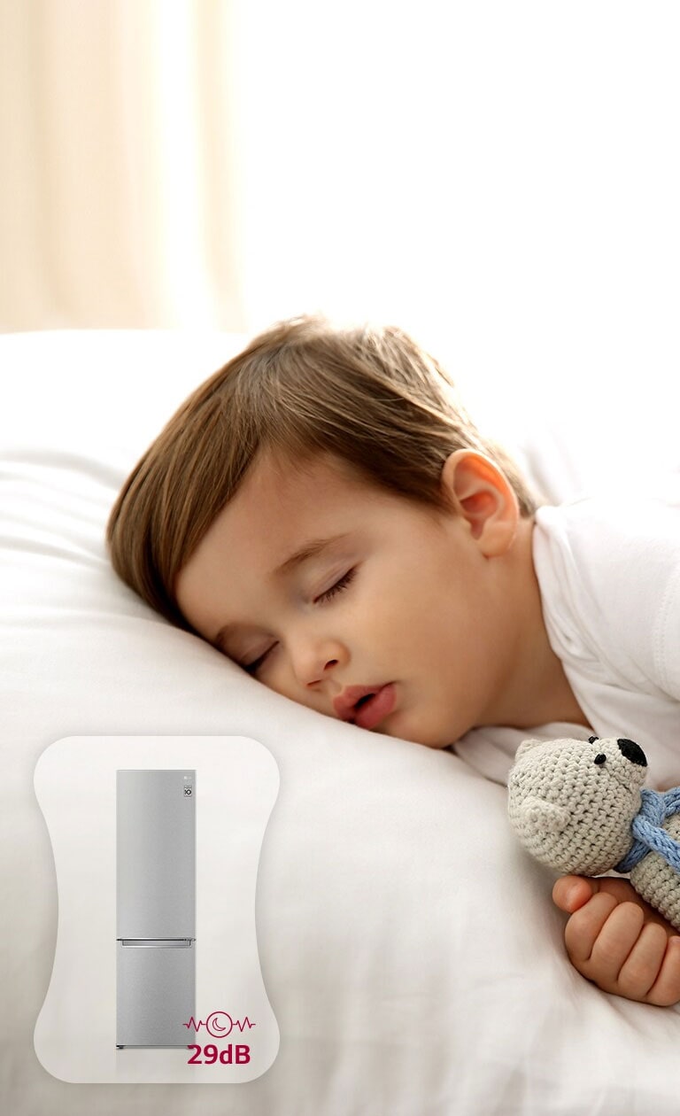 Obrázek spícího dítěte.