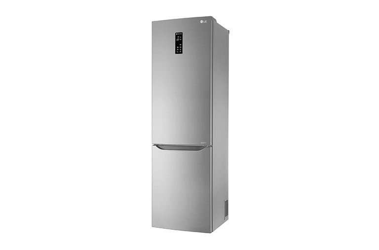 LG Hrubý objem 375 l | 178 kWh/rok | LG Lineární invertorový kompresor | LG Total No Frost | Multi-Air Flow™ | NatureFRESH | Vnější LED displej | Smart Diagnosis™, GBB60PZMFS