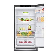 LG Kombinovaná chladnička LG | E | Hrubý objem 374 l | 267 kWh/rok | Smart invertorový kompresor | Total No Frost | DoorCooling+™ | Vnitřní LED displej | Smart Diagnosis™, GBB61DSJMN