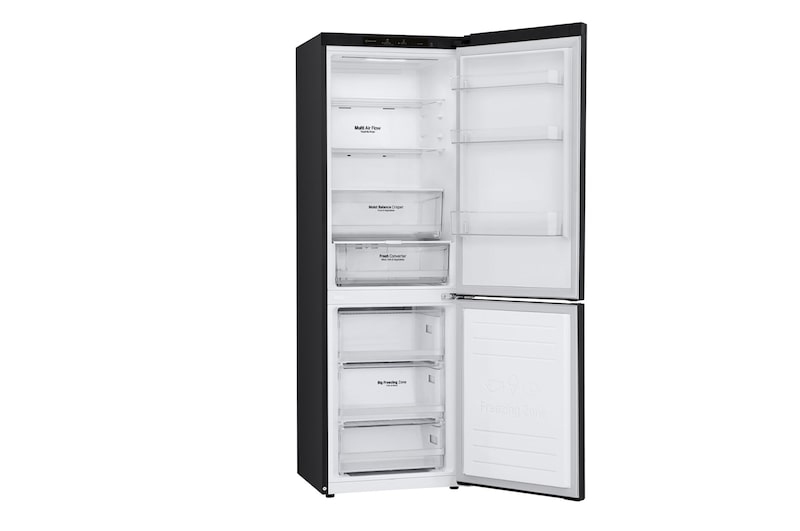 LG Kombinovaná chladnička LG | C | 341 l |DoorCooling+™|Černá/šedá, GBB61MCGCN1