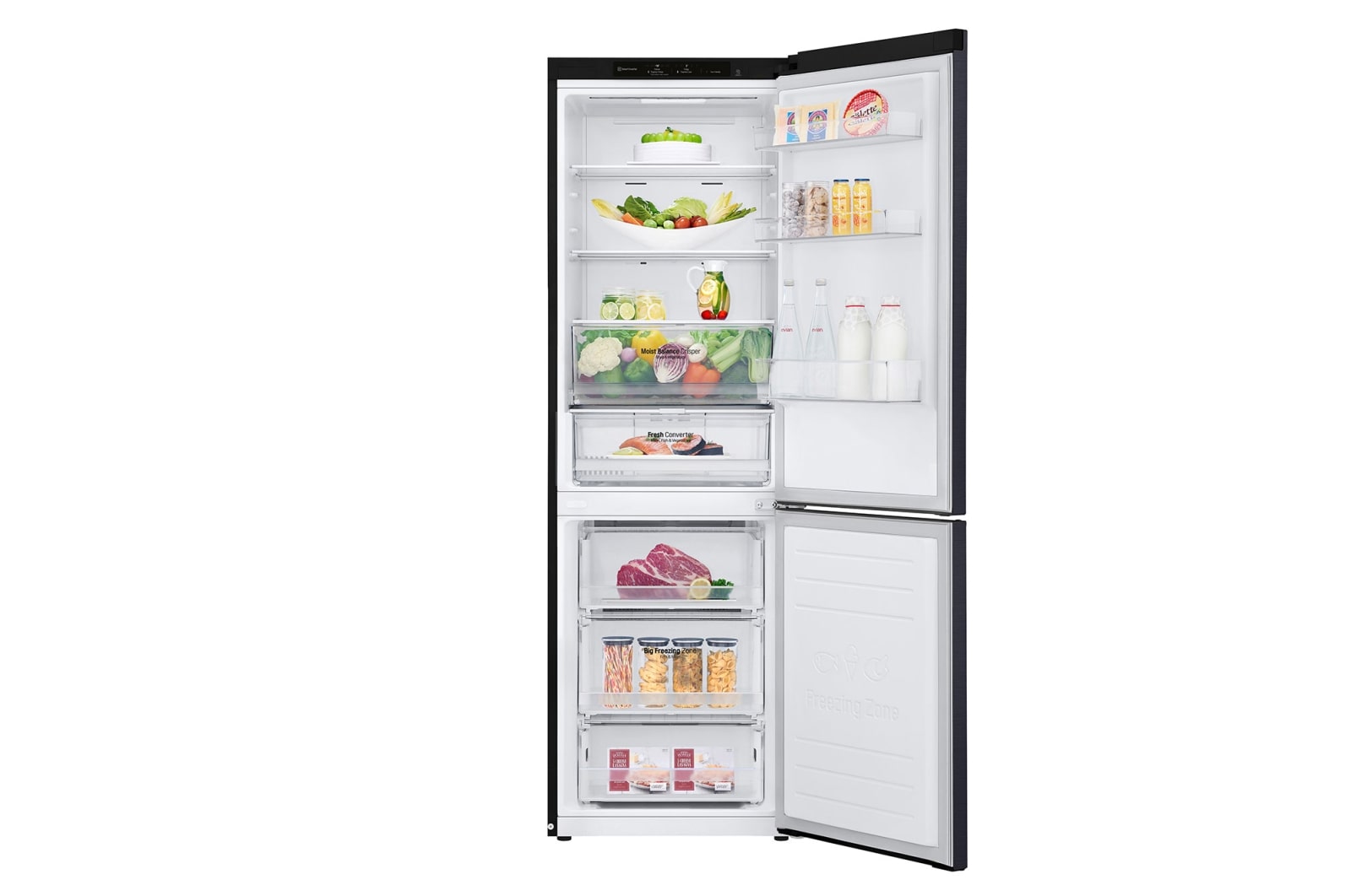 LG Kombinovaná chladnička LG | C | 341 l | Smart Invertorový kompresor | DoorCooling+™, GBB61MCGCN1