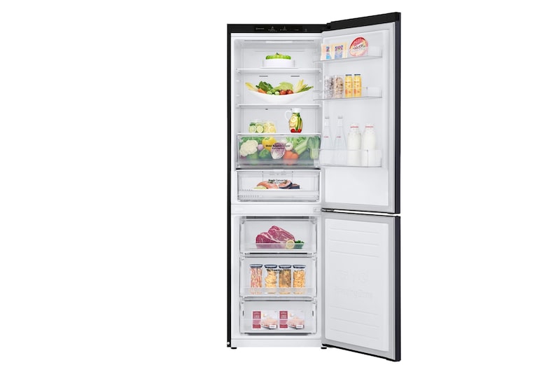 LG Kombinovaná chladnička LG | C | 341 l |DoorCooling+™|Černá/šedá, GBB61MCGCN1