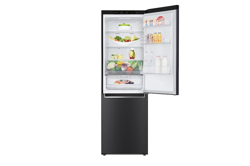 LG Kombinovaná chladnička LG | C | 341 l |DoorCooling+™|Černá/šedá, GBB61MCGCN1