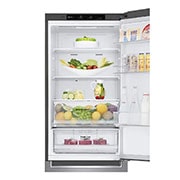LG E | Hrubý objem 374 l | 254 kWh/rok | LG Lineární invertorový kompresor | LG Total No Frost | DoorCooling+™ | Vnitřní LED displej | Smart Diagnosis™, GBB61PZJZN