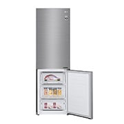LG E | Hrubý objem 374 l | 254 kWh/rok | LG Lineární invertorový kompresor | LG Total No Frost | DoorCooling+™ | Vnitřní LED displej | Smart Diagnosis™, GBB61PZJZN