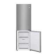LG E | Hrubý objem 374 l | 254 kWh/rok | LG Lineární invertorový kompresor | LG Total No Frost | DoorCooling+™ | Vnitřní LED displej | Smart Diagnosis™, GBB61PZJZN