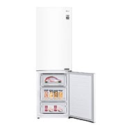 LG E | Hrubý objem 374 l | 255 kWh/rok | LG Lineární invertorový kompresor | LG Total No Frost | DoorCooling+™ | Vnitřní LED displej | Smart Diagnosis™, GBB61SWJZN