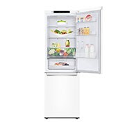 LG E | Hrubý objem 374 l | 255 kWh/rok | LG Lineární invertorový kompresor | LG Total No Frost | DoorCooling+™ | Vnitřní LED displej | Smart Diagnosis™, GBB61SWJZN