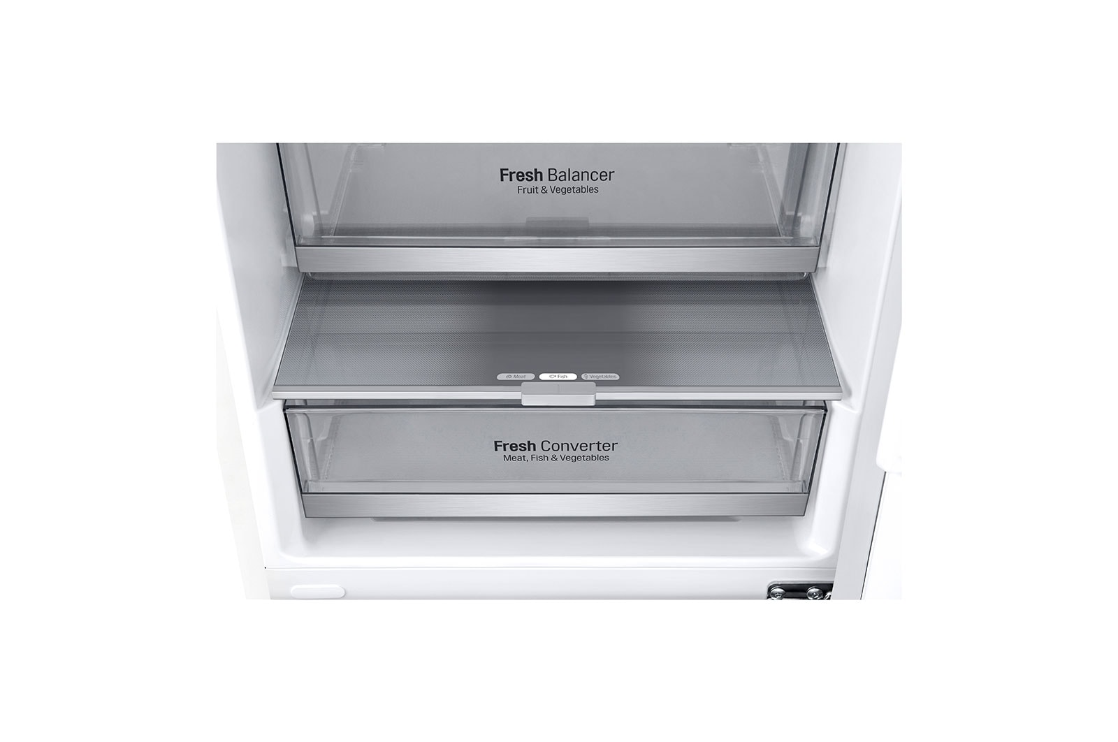 LG E | Hrubý objem 374 l | 273 kWh/rok | LG Lineární invertorový kompresor | LG Total No Frost | DoorCooling+™ | Vnitřní LED displej | Smart Diagnosis™, GBB71SWEZN