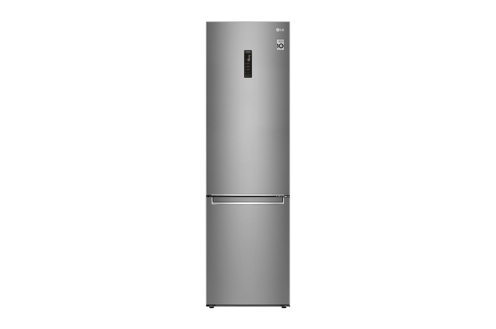 LG Kombinovaná chladnička | C (v rozsahu A až G) | Hrubý objem 419 l | 172 kWh/rok | LG Lineární kompresor | Multi Air Flow | LG ThinQ + WiFi | Door cooling | Metal Fresh, GBB72SAUCN