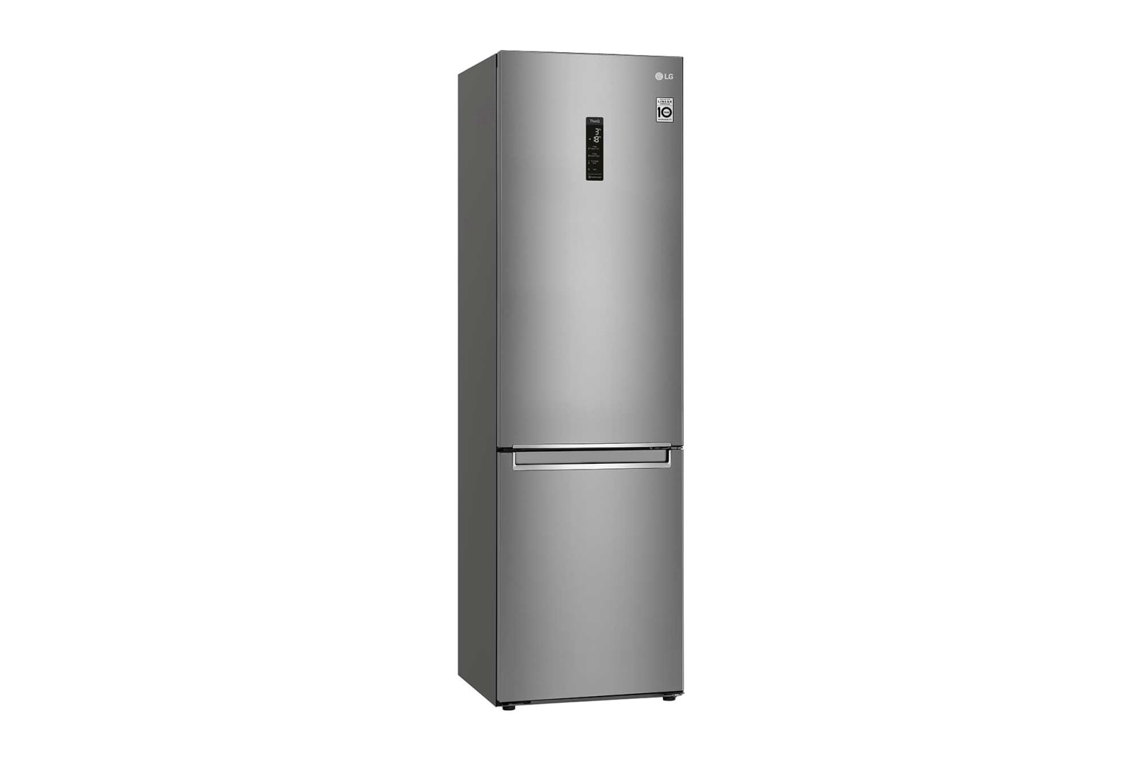 LG Kombinovaná chladnička | C (v rozsahu A až G) | Hrubý objem 419 l | 172 kWh/rok | LG Lineární kompresor | Multi Air Flow | LG ThinQ + WiFi | Door cooling | Metal Fresh, GBB72SAUCN