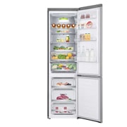 LG Kombinovaná chladnička | C (v rozsahu A až G) | Hrubý objem 419 l | 172 kWh/rok | LG Lineární kompresor | Multi Air Flow | LG ThinQ + WiFi | Door cooling | Metal Fresh, GBB72SAUCN