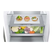 LG Kombinovaná chladnička | C (v rozsahu A až G) | Hrubý objem 419 l | 172 kWh/rok | LG Lineární kompresor | Multi Air Flow | LG ThinQ + WiFi | Door cooling | Metal Fresh, GBB72SAUCN