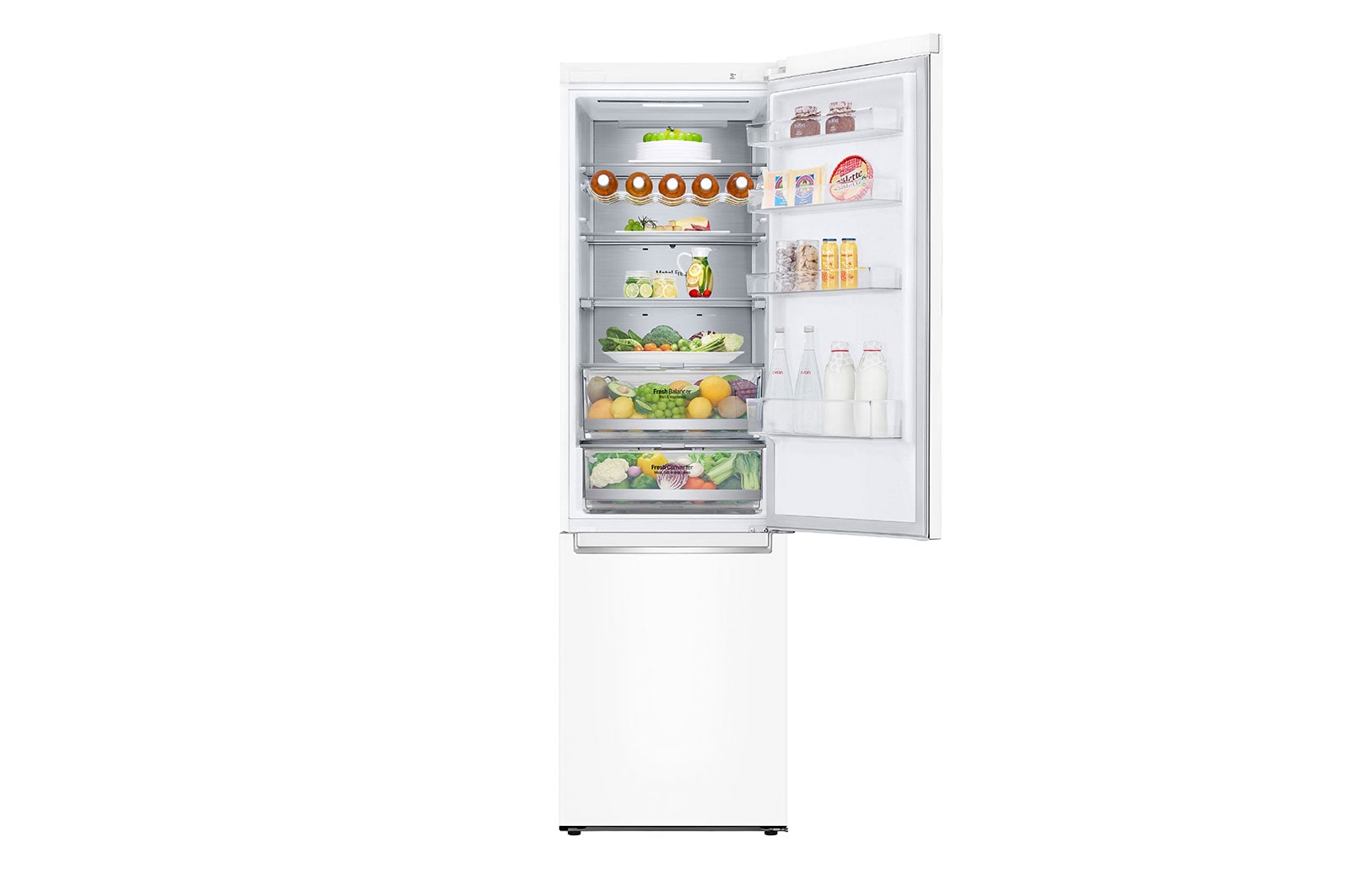 LG Kombinovaná chladnička LG | C | 384 l | Smart invertorový kompresor | DoorCooling+™, GBB72SWUCN1