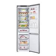 LG ﻿Kombinovaná chladnička | A | Hrubý objem 419 l | 110 kWh/rok | LG Lineární invertorový kompresor | LG Total No Frost | DoorCooling+™ | Vnitřní LED displej | Smart Diagnosis™, GBB92STBAP